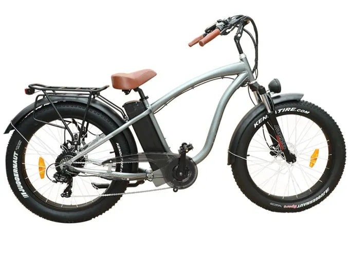 750 W 4,5 polegadas pneu gordo de alta velocidade mountain bike elétrica barata homem praia bicicleta cruiser