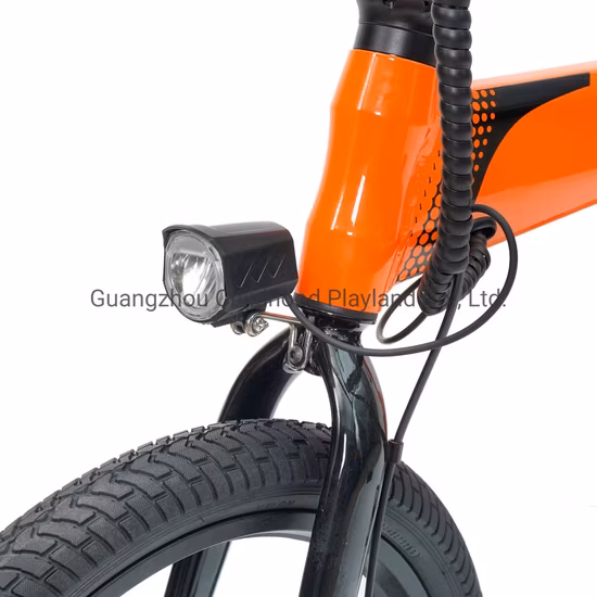 Novo modelo dobrável 26 polegadas 48 V alta bateria de lítio aço carbono Moutain bicicleta elétrica com luz